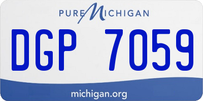 MI license plate DGP7059