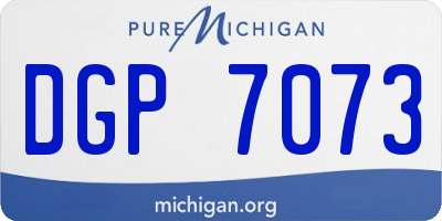 MI license plate DGP7073