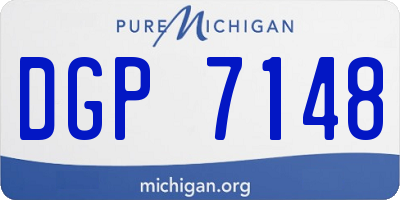 MI license plate DGP7148