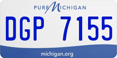 MI license plate DGP7155