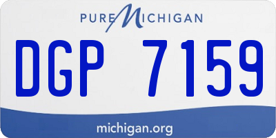 MI license plate DGP7159