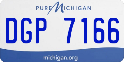MI license plate DGP7166