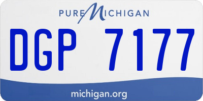 MI license plate DGP7177