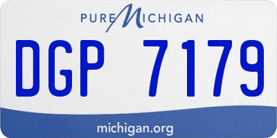 MI license plate DGP7179