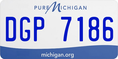 MI license plate DGP7186