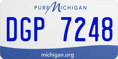 MI license plate DGP7248