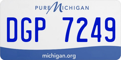MI license plate DGP7249