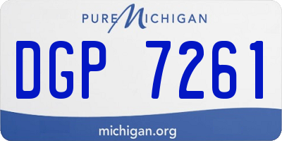 MI license plate DGP7261