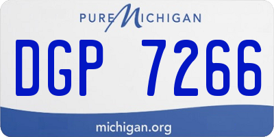 MI license plate DGP7266
