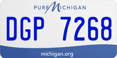 MI license plate DGP7268