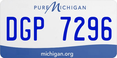 MI license plate DGP7296