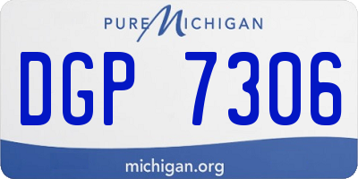 MI license plate DGP7306