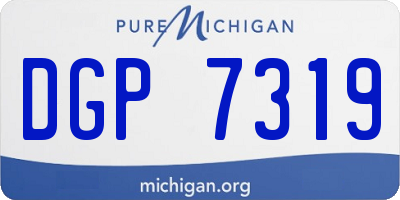 MI license plate DGP7319