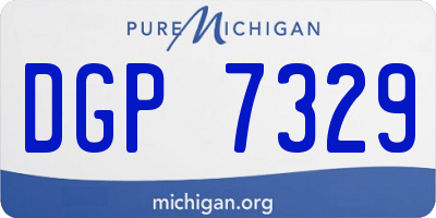 MI license plate DGP7329