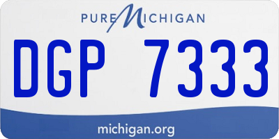 MI license plate DGP7333