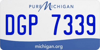 MI license plate DGP7339