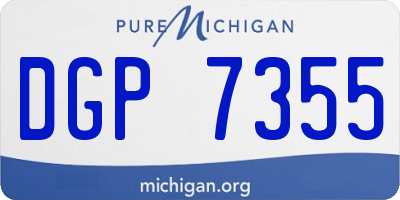MI license plate DGP7355