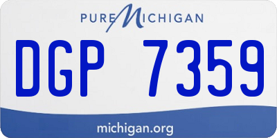 MI license plate DGP7359
