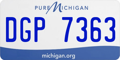 MI license plate DGP7363