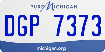 MI license plate DGP7373