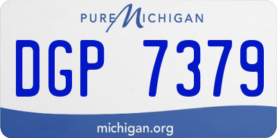 MI license plate DGP7379