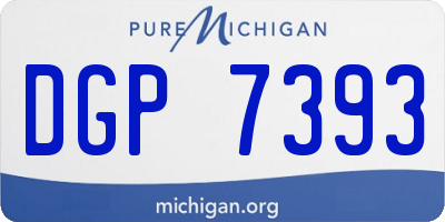 MI license plate DGP7393