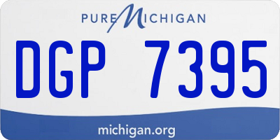 MI license plate DGP7395