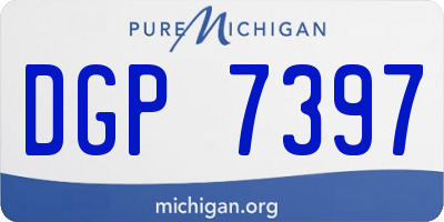MI license plate DGP7397