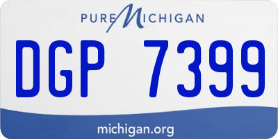 MI license plate DGP7399