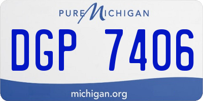 MI license plate DGP7406