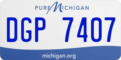 MI license plate DGP7407