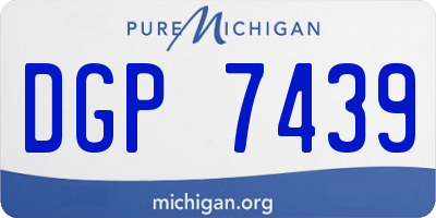MI license plate DGP7439