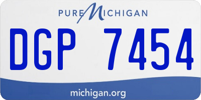MI license plate DGP7454