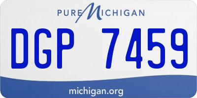 MI license plate DGP7459