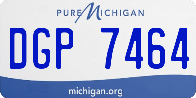 MI license plate DGP7464
