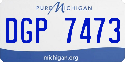 MI license plate DGP7473