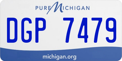 MI license plate DGP7479