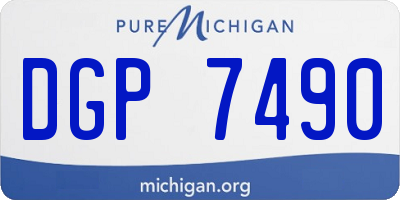 MI license plate DGP7490