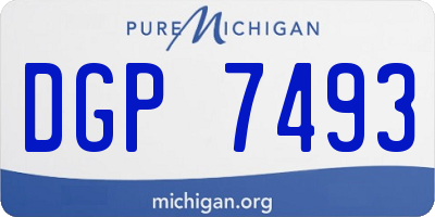 MI license plate DGP7493