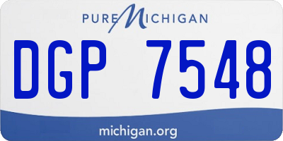 MI license plate DGP7548