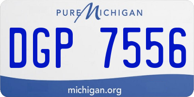 MI license plate DGP7556
