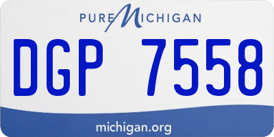 MI license plate DGP7558