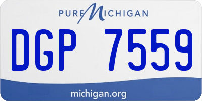 MI license plate DGP7559