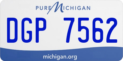 MI license plate DGP7562