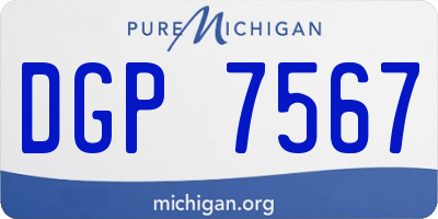 MI license plate DGP7567