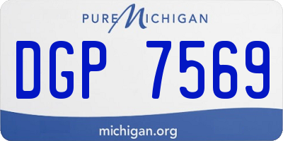 MI license plate DGP7569