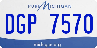 MI license plate DGP7570