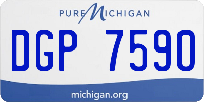 MI license plate DGP7590