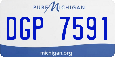 MI license plate DGP7591