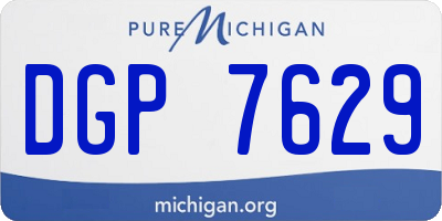 MI license plate DGP7629
